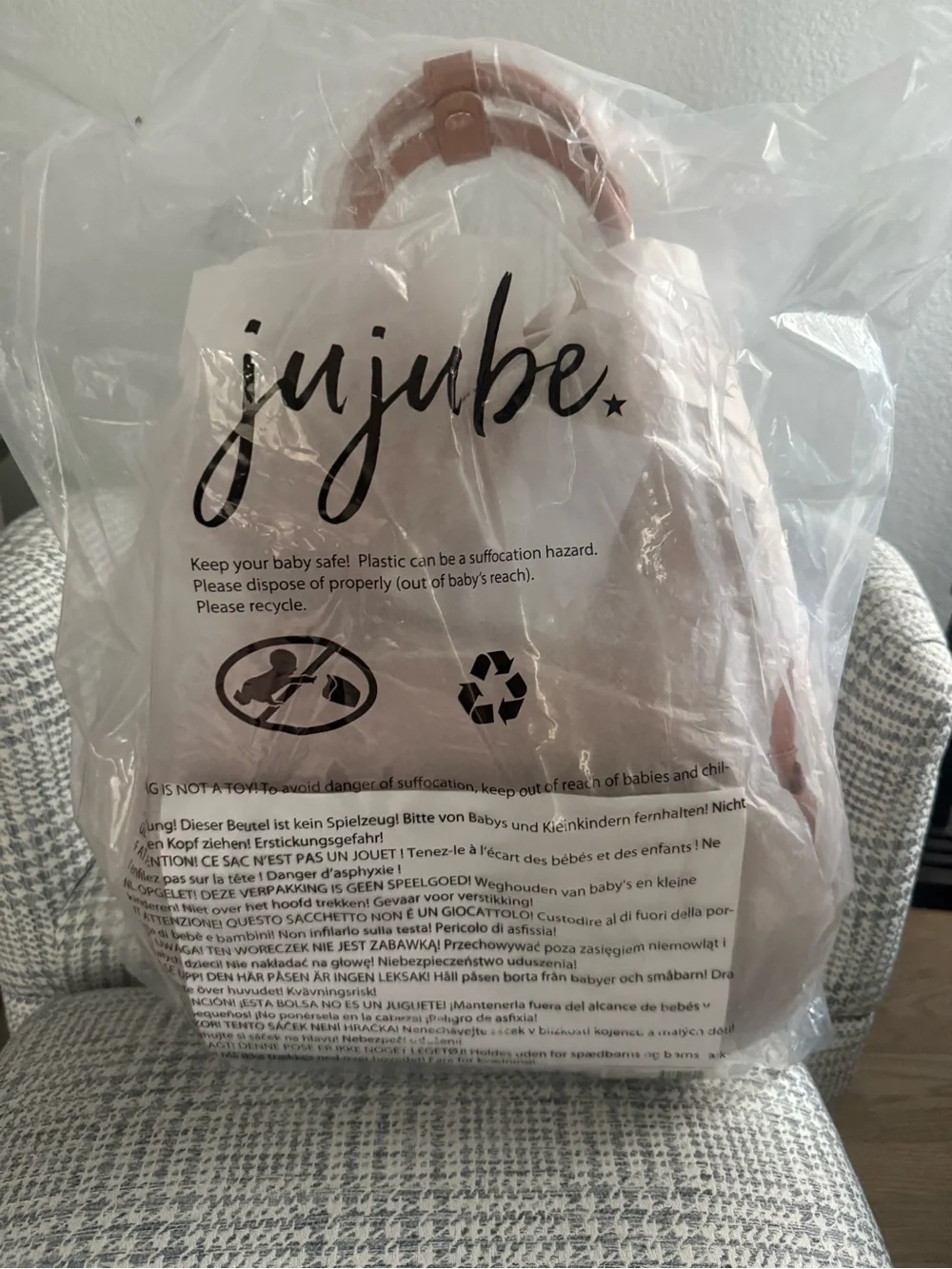 Jujube Million Pocket Backpack- Biscotti